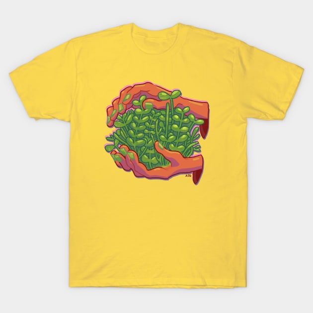 Handful of Plants T-Shirt by AmandaJEllis